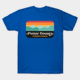 Potter County Pennsylvania Hunting Camping T-Shirt